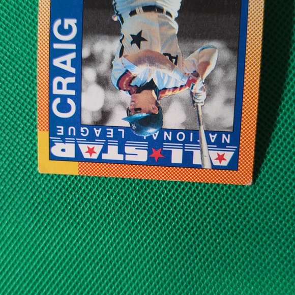 🩸Vintage All Star Topps Craig Biggio 1990 Card #404 National League - Picture 3 of 11